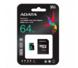 ADATA 64GB MicroSDXC UHS-I U3 V30S (with adapter)