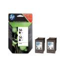 HP 56 2-pack Black Inkjet Print Cartridges