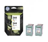 HP 344 2-pack Tri-color Inkjet Print Cartridges