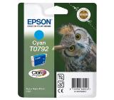 Epson T0792 Cyan Ink Cartridge - Retail Pack (untagged) for Stylus Photo 1400, Epson Stylus Photo P50