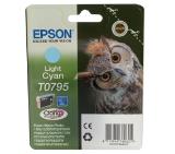 Epson T0795 Light Cyan Ink Cartridge - Retail Pack (untagged) for Stylus Photo 1400, Epson Stylus Photo P50