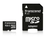 Transcend 4GB micro SDHC (with adapter, Class 4)