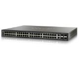 Cisco SF500-48P 48-port 10/100 PoE, Stackable Managed Switch with Gigabit Uplinks