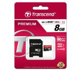 Transcend 8GB micro SDHC UHS-I Premium (with adapter, Class 10)