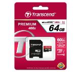 Transcend 64GB micro SDXC UHS-I Premium (with adapter, Class 10)