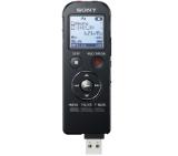 Sony ICD-UX533, 4GB, stereo, Memory card slot, Direct USB, black