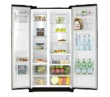 Samsung RS7778FHCBC, Refrigerator, Side by Side, 543L, Ice Maker, Twin Cooling +, Water Dispenser,Mini Bar, A++ , Black