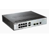 D-Link 8-port 10/100 Layer 2 Managed Switch + 2-port Combo 1000BaseT/SFP