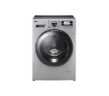 LG F1695RDH7, Washing Machine/Dryer, 12 kg washing, 8 kg drying capacity, 1600 rpm, Graphic LCD-display, A energy class, Inverter Direct Drive, Graphite