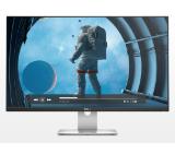 Dell S2715H, 27" Wide LED, IPS Panel, 6 ms, 8000000:1 DCR, 250 cd/m2, 1920x1080 FullHD, HDMI, Speakers, Black&Silver