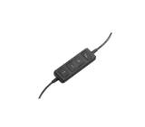 Logitech USB Headset H570e Mono, In-line Controls, Echo Cancellation, Noise-cancelling, USB