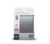 Sony HDD 500GB Slim, Silver