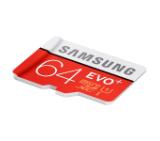 Samsung 64GB micro SD Card EVO+ with Adapter, Class10, UHS-1 Grade1, Read 80MB/s - Write 20MB/s