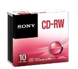 Sony 10 x CD-RW 700MB Slim Case
