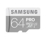 Samsung 64GB microSD Card Pro with Adaptor, Class10, R90/W80
