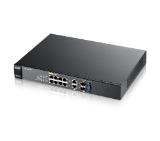 ZyXEL GS2210-8HP, 10-port Managed Layer2+ Gigabit Ethernet switch, 8x Gigabit metal + 2x Gigabit dual personality (RJ45/open SFP) ports, PoE: 8-ports 802.3af or 4-port 802.3at, Total PoE power budget 180W, Green (802.3az), IPv6