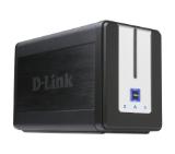 D-Link 2-Bay SATA Network Storage Enclosure + 2x Hitachi Deskstar 7K1000.B 1 TB - Second Hand