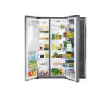 Samsung RH57H90507F, Refrigerator, Side by Side, 570L(394/176), LED Display, Multi flow, NoFrost, Water dispenser, Ice Maker, A+, Refined Steel