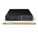 Lenovo ThinkCentre M600 Tiny 65W adapter, Intel Pentium N3700 (1.6GHz up to 2.4GHz, 2MB), 4GB 1600MHz DDR3 SODIMM, 500GB 7200rpm, No ODD, Integr. Intel HD Graphics, KB, Mouse, DOS, Vertical Stand