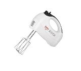 Tefal HT410138, Hand Mixer, 450W 5 Speeds + turbo, 2 Beaters, 2 Dough hooks, Plastic submersible mixer, Mixing vessel with scale