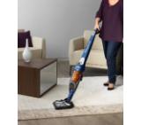 Rowenta RH877101, Vacuum Cleaner, 24V, 0.5L, HEPA, Bagless type, Cyclonic technology, Removable power brush, 3 speeds, Dust capacity, Blue