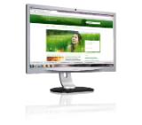 Philips 241P4QRYES, 24" Wide AMVA LED, 4 ms, 20M:1 DCR, 250 cd/m2, 1920x1080 FullHD, USB, DVI, DP, Speakers, 3y, Silver