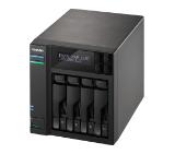 Asustor AS7004T, 4-Bay NAS, Intel Core i3 3.5 GHz Dual-Core, 2GB DDR3( max. 16GB), 4x 2.5" / 3.5" SATAII / SATAIII or SSD GbE x 2, HDMI, SPDIF, PCI-E (10GbE ready), USB 3.0 & SATA, LCD Panel, WoL, System Sleep Mode, 24 Ch. IP Cam(4 license incl.)