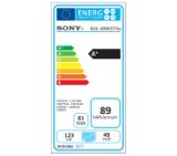 Sony KDL-49WD757 49" Full HD LED TV BRAVIA, DVB-C/DVB-T/T2/DVB-S/S2, XR 400Hz, Wi-Fi, HDMI, USB, Silver