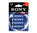Sony AM3-B4X2D Alkaline LR6 Stamina Plus 4+2 pcs pack, AA