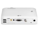 LG PH550G Minibeam, RGB LED, HD (1280x720), 100000:1, 550 ANSI Lumens, HDMI(MHL), USB(a), BT, Speakers, 3D Optimazer, Built-In Battery, White