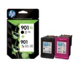 HP 901XL High Yield Black/901 Tri-color 2-pack Original Ink Cartridges