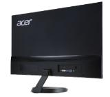 Acer R241Ybmid, 23.8", IPS, 1920x1080, Anti-Glare, UltraSlim, ZeroFrame, 4 ms, 60Hz, 100M:1, 250 cd/m2, DVI, HDMI, VGA, Speakers 2x2W, BlueLight Shield, Black