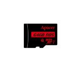 Apacer 64GB microSDXC Class 10 UHS-I (1 adapter)