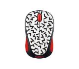 Logitech Wireless Mouse M238 Party Collection - ZIGZAG RED
