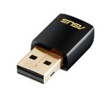Asus USB-AC51, Wireless AC600 Dual-band USB client card 802.11ac, 433/150Mbps, 2.4Ghz/5Ghz dualband