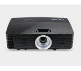 Acer Projector P1385W, DLP, WXGA (1280x800), 20000:1, 3400 ANSI Lumens, 3D, HDMI/MHL, VGA, RCA, S-Video, PC Audio, Speaker, Bag