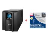 APC Smart-UPS C 1500VA LCD 230V + APC Service Pack 3 Year Warranty Extension (for new product purchases)