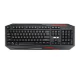 Asus GK100 Wired Gaming Keyboard, Backlit, USB, Black /Red
