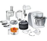 Bosch MUM54251, Kitchen machine, MUM5, 3D PlanetaryMixing 900 W, add. Plastic blender, Meat mincer, Citrus press, White - Silver