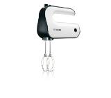 Bosch MFQ4020, Hand mixer, Styline, 450 W, with innovative FineCreamer stirrers, blender attachment, 5 speed settings, additional pulse/turbo setting, White -black