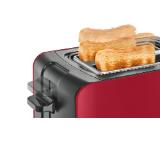Bosch TAT6A114, Toaster, ComfortLine,  915-1090 W, Auto power off, Defrost and warm setting, Lifting high, Red