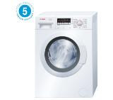 Bosch WLG24260BY, Shallow Washing Machine 5kg, А+++, display, 58/85dB, drum 35l