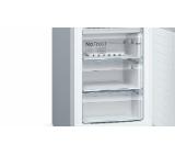 Bosch KGN39VL35, Fridge freezer "NoFrost", A++, VitaFresh, 366l(279+87), 39dB, 60x203x66cm, inox-design
