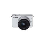 Canon EOS M10 white + EF-M 15-45mm IS STM + EF-M 22mm f/2 STM + Canon SELPHY CP1200, white