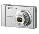 Sony Cyber Shot DSC-W800 silver + Transcend 8GB micro SDHC UHS-I Premium (with adapter, Class 10)