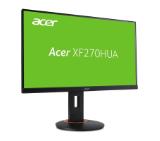 Acer XF270HUAbmiidprzx, 27'' Wide, IPS Anti-Glare, ZeroFrame, FreeSync, 144Hz, 4ms, 100M:1, 350 cd/m2, 2560x1440 WQHD, 100% sRGB, DVI, HDMI, DP, USB 3.0 Hub, Speakers, Height Adjustable, Swivel, Pivot, Black