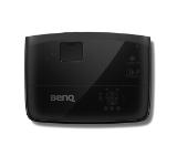 BenQ W2000+, DLP, 1080p (1920x1080), 15000:1, 2200 ANSI Lumens, VGA, HDMI, RCA, Speakers 2x10W, 3D Ready, Black