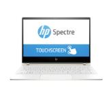 HP Spectre 13-af000nn Ceramic White, Core i5-8250U(1.6Ghz, up to 3.4GH/6MB/4C), 13.3" FHD IPS BV Touch, 8GB LPDDR3 2133Mhz on-board, 256GB PCIe SSD, WiFi a/c + BT 4.2, backlit kbd, 4-Cell Batt, Win 10 Home 64bit + HP Case + Adapter USB-C to USB 3.0