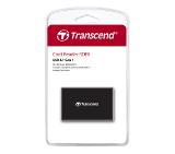 Transcend All-in-1 Multi Memory Card Reader, USB 3.0/3.1 Gen 1, Black