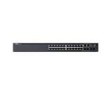 Dell Networking S3124, L3, 24x 1GbE, 2xCombo, 2x 10GbE SFP+ fixed ports, Stacking, IO to PSU airflow, 1x AC PSU, DNS3124T STOCK Smart Value, 210-AIMQ